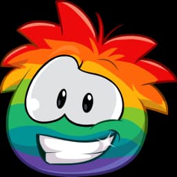 rainbow puffle