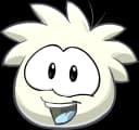 white puffle